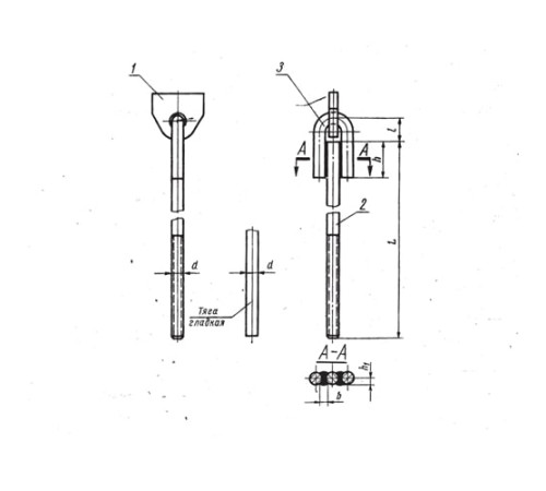 Проушины с тягой подвесок стальных трубопроводов в Слуцке
