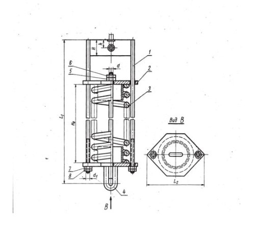 Блоки пружин подвесок стальных трубопроводов в Слуцке