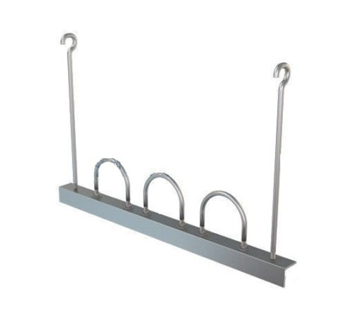 Подвески трех труб на опорном уголке в Слуцке