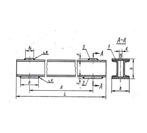Балки опорных подвесок трубопроводов в Слуцке