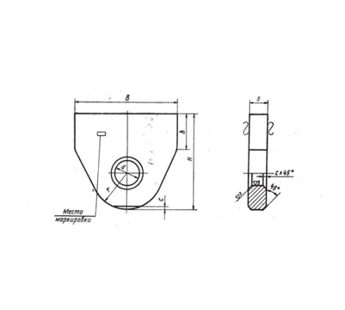 Проушины подвесок стальных трубопроводов в Слуцке