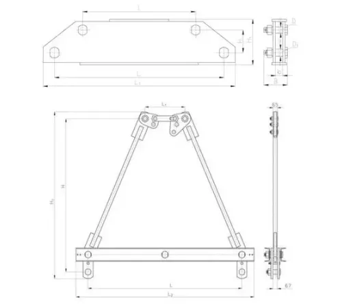 Коромысла типа 2КД2 в Слуцке для воздушных ЛЭП