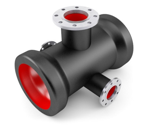 Кресты чугунные фланец-раструб с пожарной подставкой в Слуцке