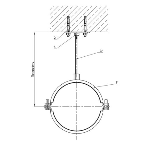 Крепления трубопроводов к перекрытию в Слуцке для юрлиц