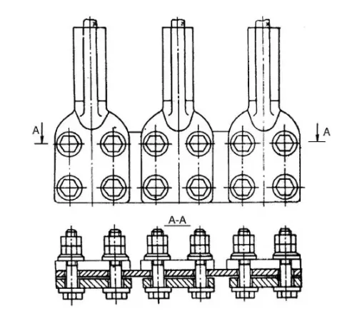 Аппаратные зажимы типа 3А4А в Слуцке для ЛЭП