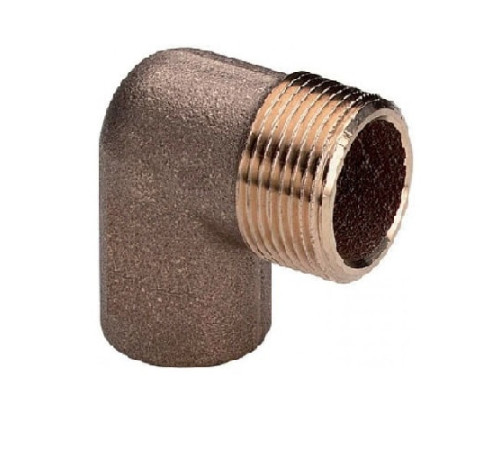 Медные угловые переходы с наружной резьбой в Слуцке