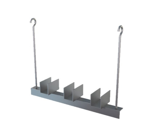 Подвески трех труб с изоляцией в Слуцке