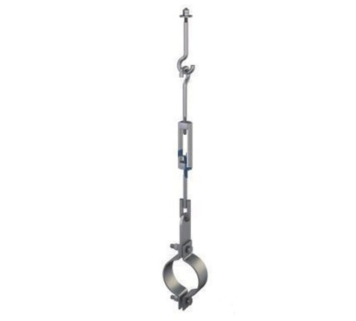 Подвески одной трубы на тяге в Слуцке для трубопроводов