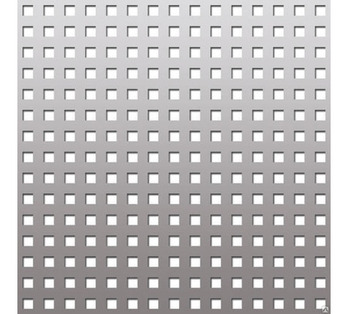 Перфорированные листы Qg с квадратными отверстиями 1х2м в Слуцке