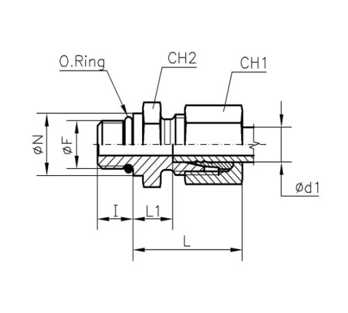 Штуцеры ввертные UNF с уплотнением в Слуцке