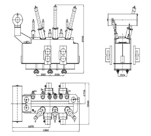 Силовые автотрансформаторы 220-500 кВ в Слуцке