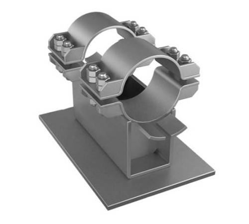 Хомутовые направляющие опоры для труб в Слуцке