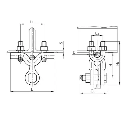 Узлы крепления типа КГ для ЛЭП в Слуцке