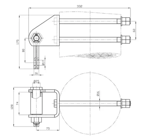 Узлы крепления КГТ-7-1 в Слуцке для ЛЭП
