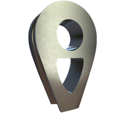 Коуши DIN 3091 стальные в Слуцке для канатов