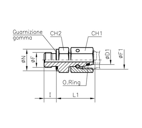 Штуцеры ввертные с уплотнением TN426 M в Слуцке