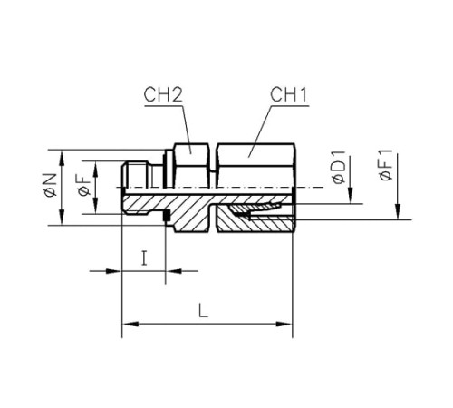 Штуцеры ввертные с уплотнением TN126 GG-M в Слуцке