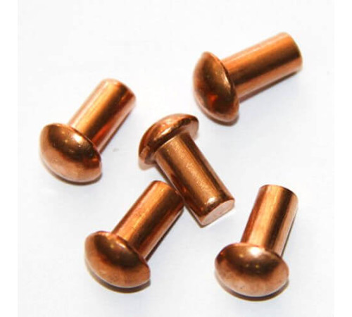 Медные заклепки с полукруглой головкой в Слуцке
