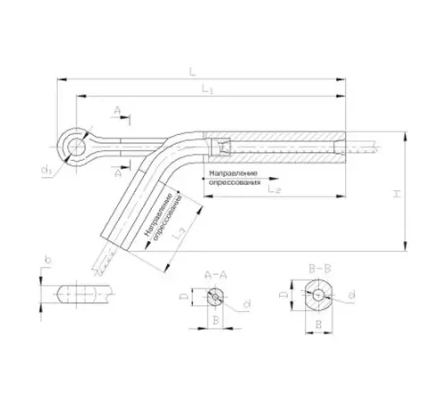 Натяжные прессуемые зажимы НАС в Слуцке для ЛЭП