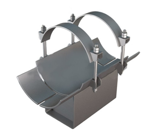 Неподвижные бугельные хомутовые опоры в Слуцке