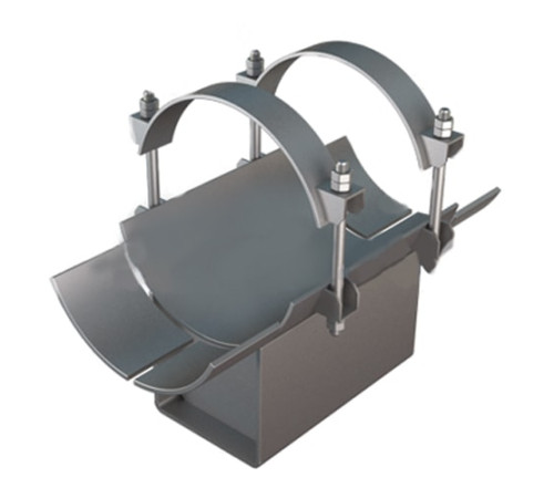 Неподвижные хомутовые опоры в Слуцке для трубопроводов