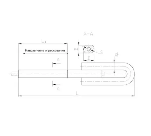 Натяжные прессуемые зажимы типа НС в Слуцке