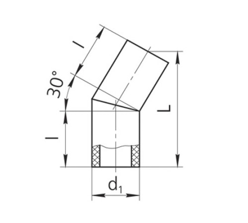 Оболочки на теплоизоляционные отводы 30° в Слуцке