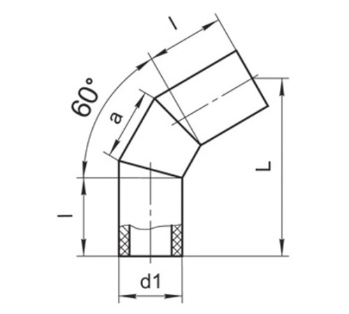 Оболочки на теплоизоляционные отводы 60° в Слуцке
