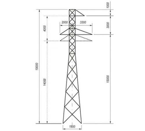 Переходные опоры ЛЭП в Слуцке и Беларуси