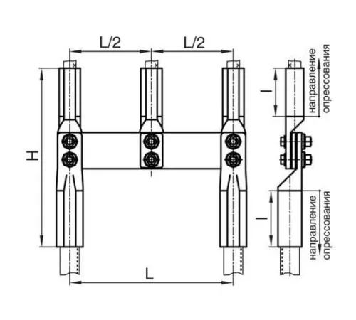 Переходные зажимы ППР для ЛЭП в Слуцке и Беларуси