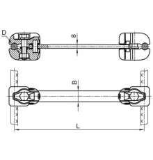 Распорки дистанционные типа РГИФ