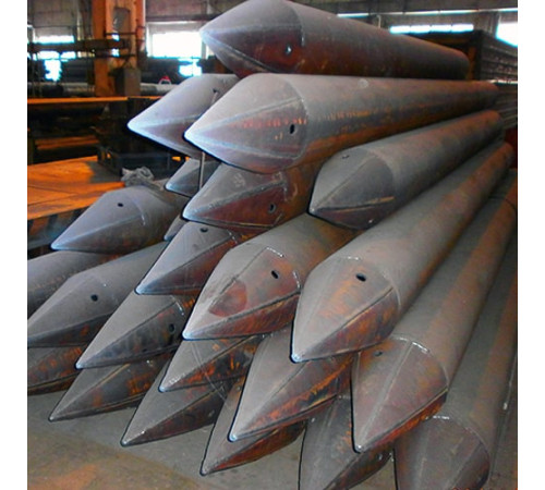 Конические стальные забивные сваи в Слуцке и Беларуси