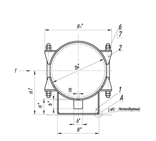 Опоры ТПР.05.15(1).00.000 в Слуцке для трубопроводов