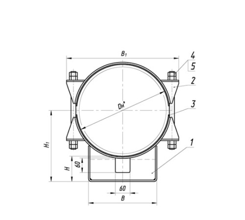 Опоры ТПР.05.19(2) для трубопроводов в Слуцке