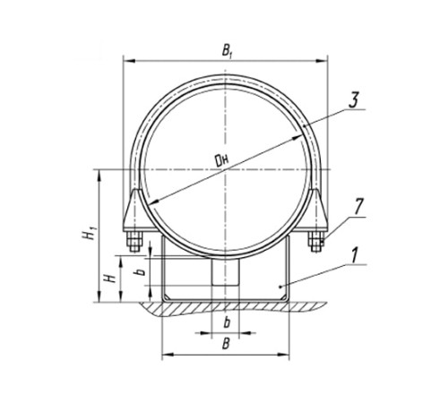 Опоры ТПР.05.29.00.000 для трубопроводов в Слуцке