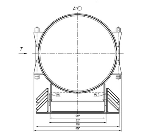 Опоры ТПР.08.13.00.000 в Слуцке для трубопроводов