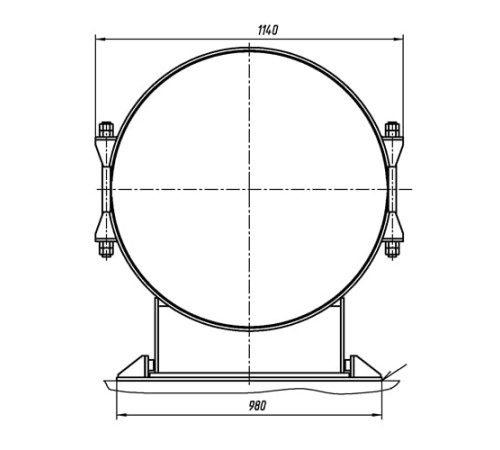 Опоры ТПР.14.05.00.000 в Слуцке для трубопроводов