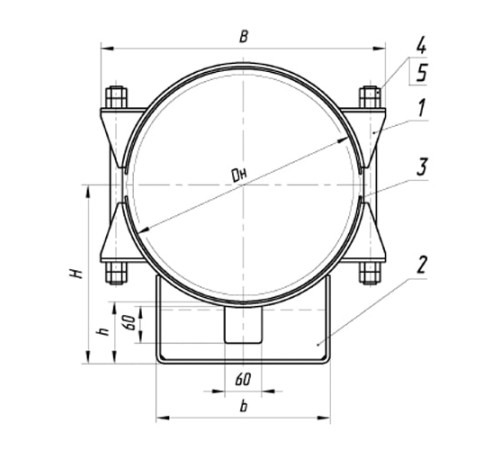 Опоры ТПР.14.45.00.000 в Слуцке для трубопроводов