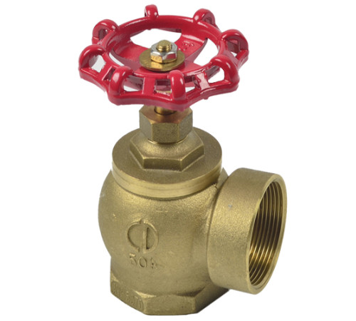 Запорные пожарные латунные угловые вентили в Слуцке