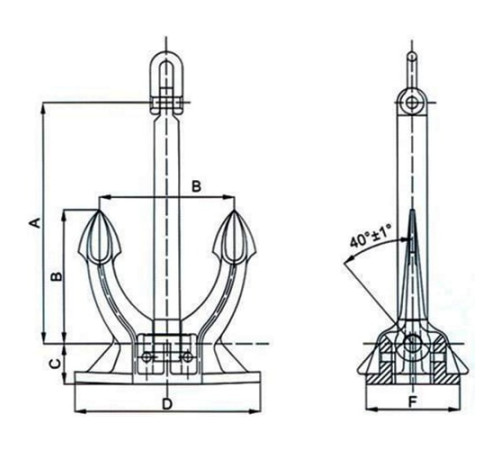 Якоря Spek для судостроения в Слуцке и Беларуси